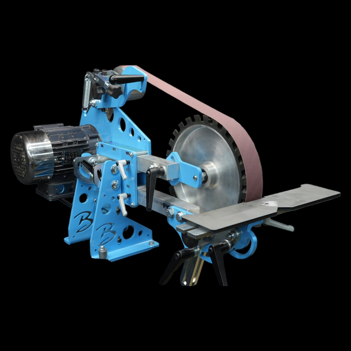 Belt sander deals forged in fire